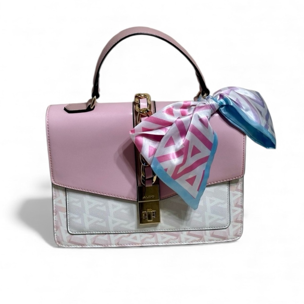 ALDO Wintercherry Pink handbag with Bow